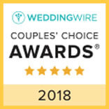 WeddingWire Couple's Choice Award 2018.