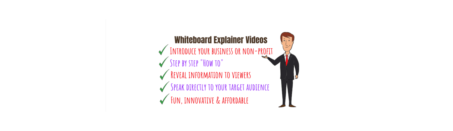 Whiteboard Explainer Video banner.